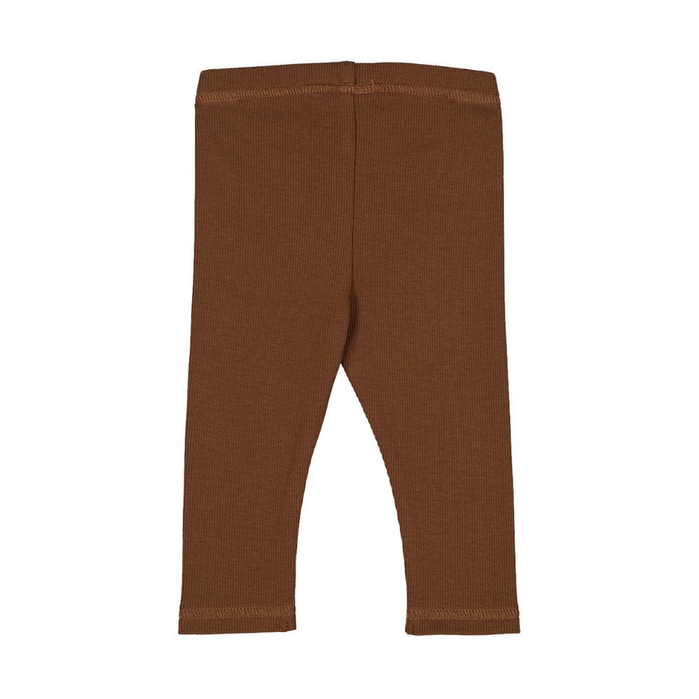 Müsli Cozy Me Rib Plain Leggings - Baby Legging - Bruin 2