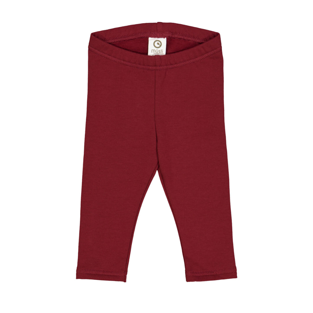 Müsli Cozy Me Sweat Leggings - Baby Legging - Rood 1