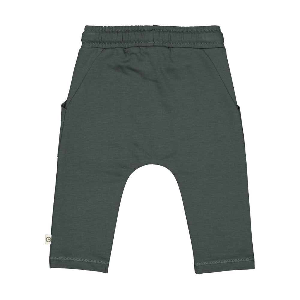 Müsli Cozy Me Sweat Pocket Pants - Baby Broekje - Groen 2