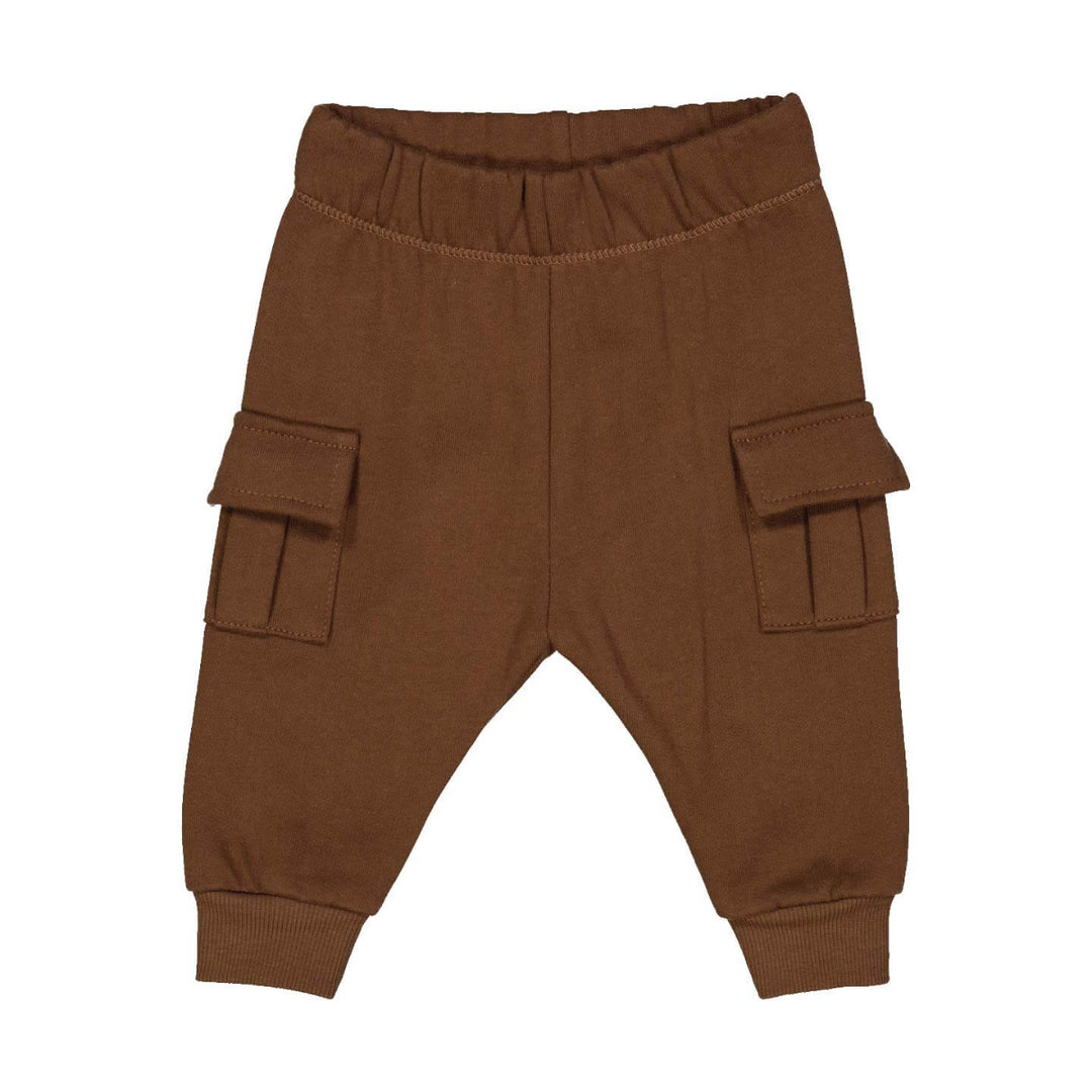 Müsli Sweat Cargo Pants - Baby Broekje - Bruin 1