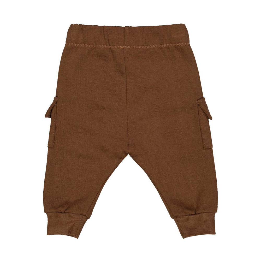 Müsli Sweat Cargo Pants - Baby Broekje - Bruin 2