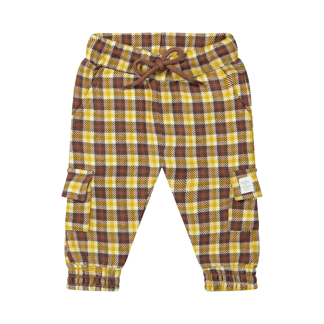 Riffle Cargo Pyke Woven Brown - Jongens Cargo Broek - Bruin 1