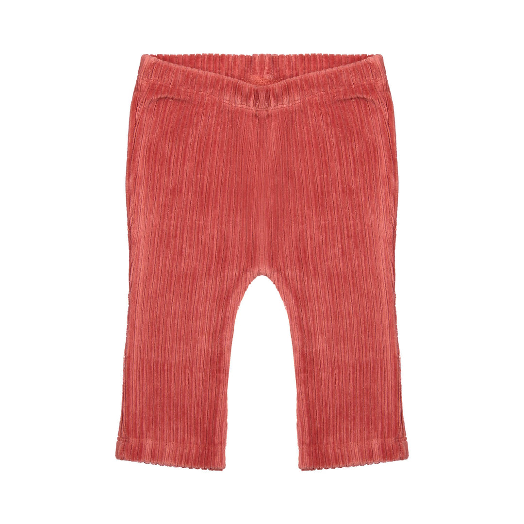 Riffle Flared Pants Percy Rib Pink - Meisjes Broek - Roze 1