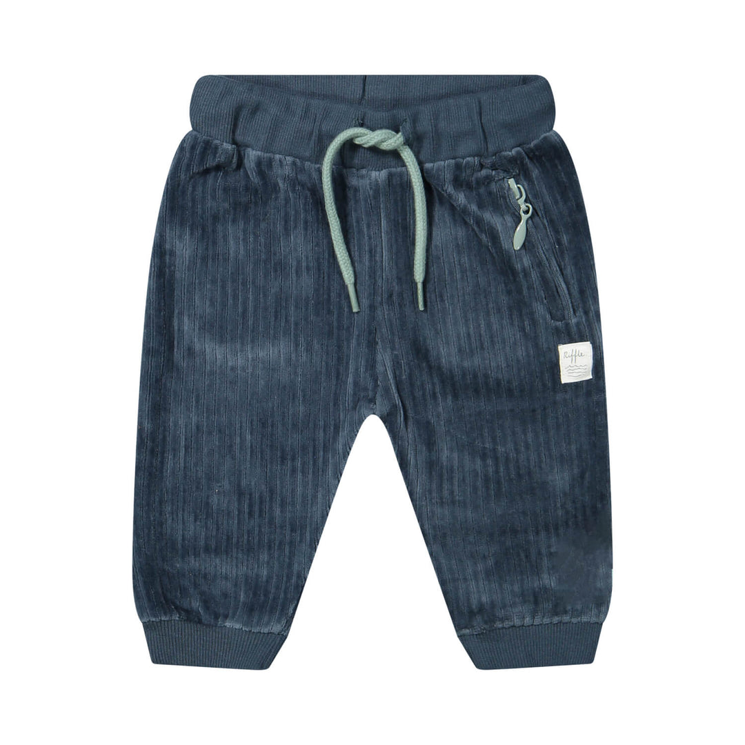 Riffle Pants Paris Rib Blue - Jongens Broek - Blauw 1