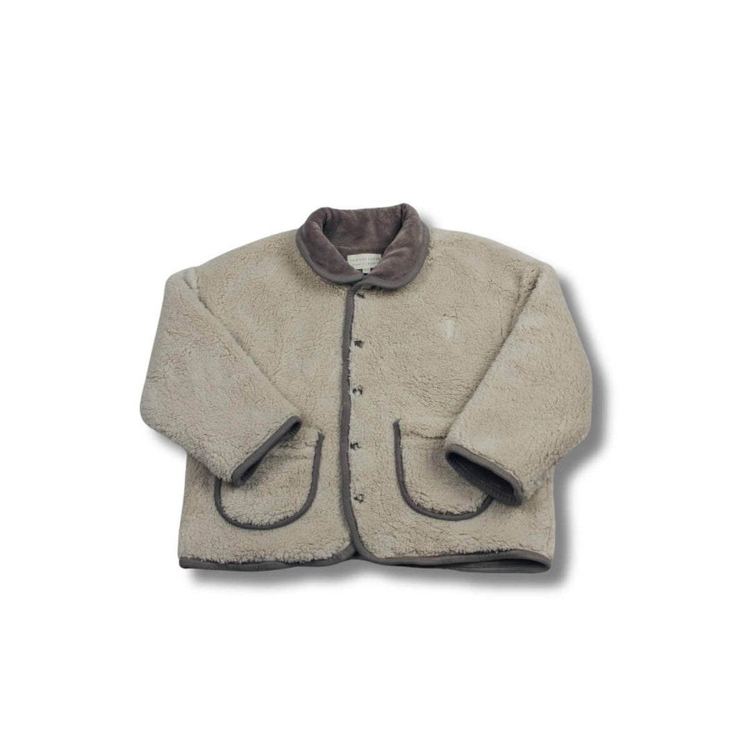 Two You Label in One Teddy Jacket - Reversible Jacket Taupe 1