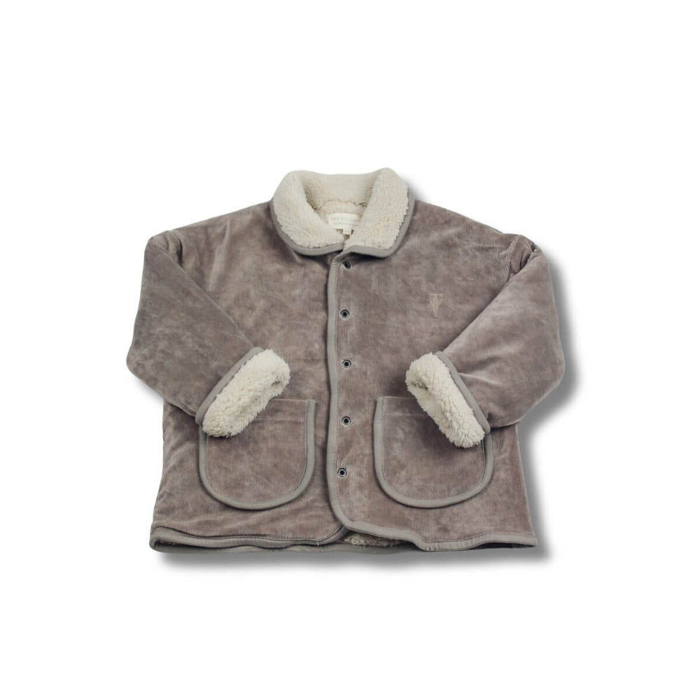 Two You Label in One Teddy Jacket - Reversible Jacket Taupe 2