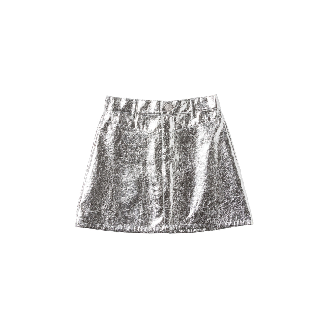 Your Wishes Space Mini Skirt - Rok - Zilver 1